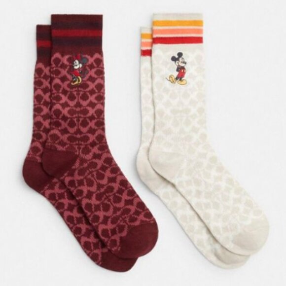 Disney X Coach Signature Socks Pack - Picture 1 of 2